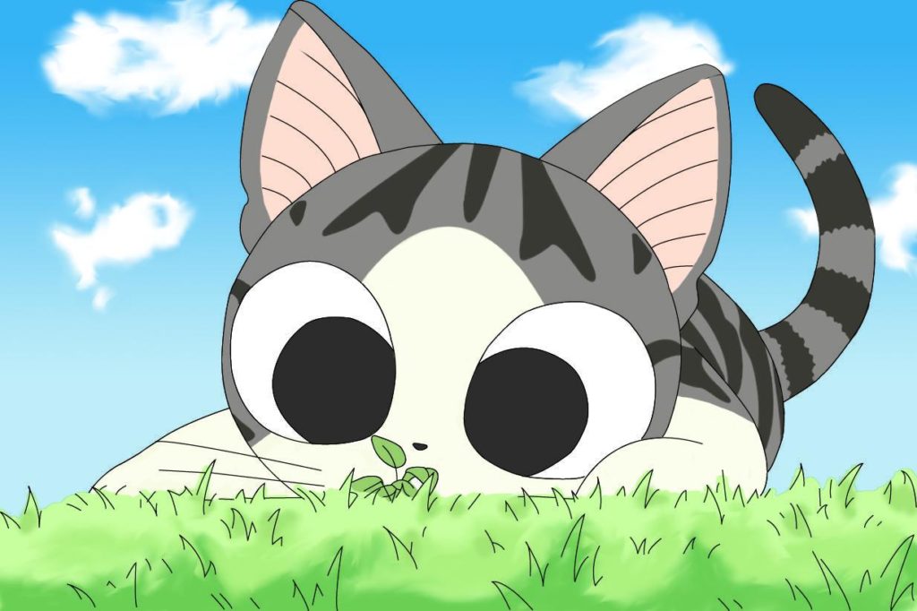 Cute anime pet cat Chi