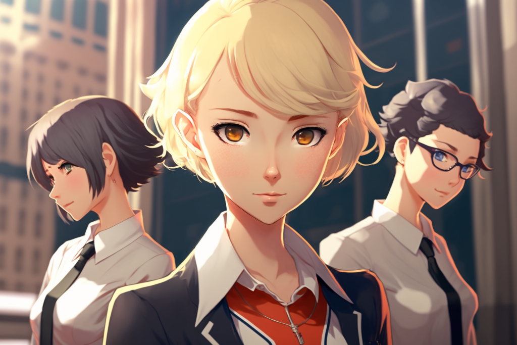 Persona 6: concept art with female protagonist